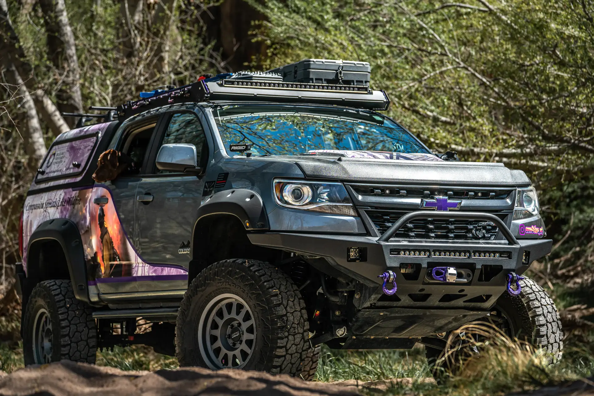 2019 Colorado ZR2 build is a tribute to wildland firefighters who have lost their lives in the line of duty