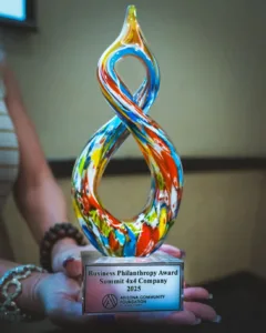 Summit 4x4 Company receiving Business Philanthropy Award 2025