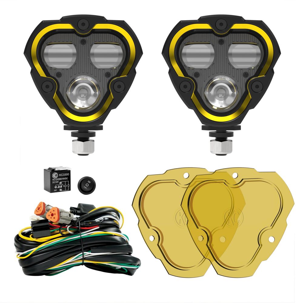 FLEX ERA 3 Dual Mode SAE Fog LED Light Pods - 2-Light Master Kit - Image 2