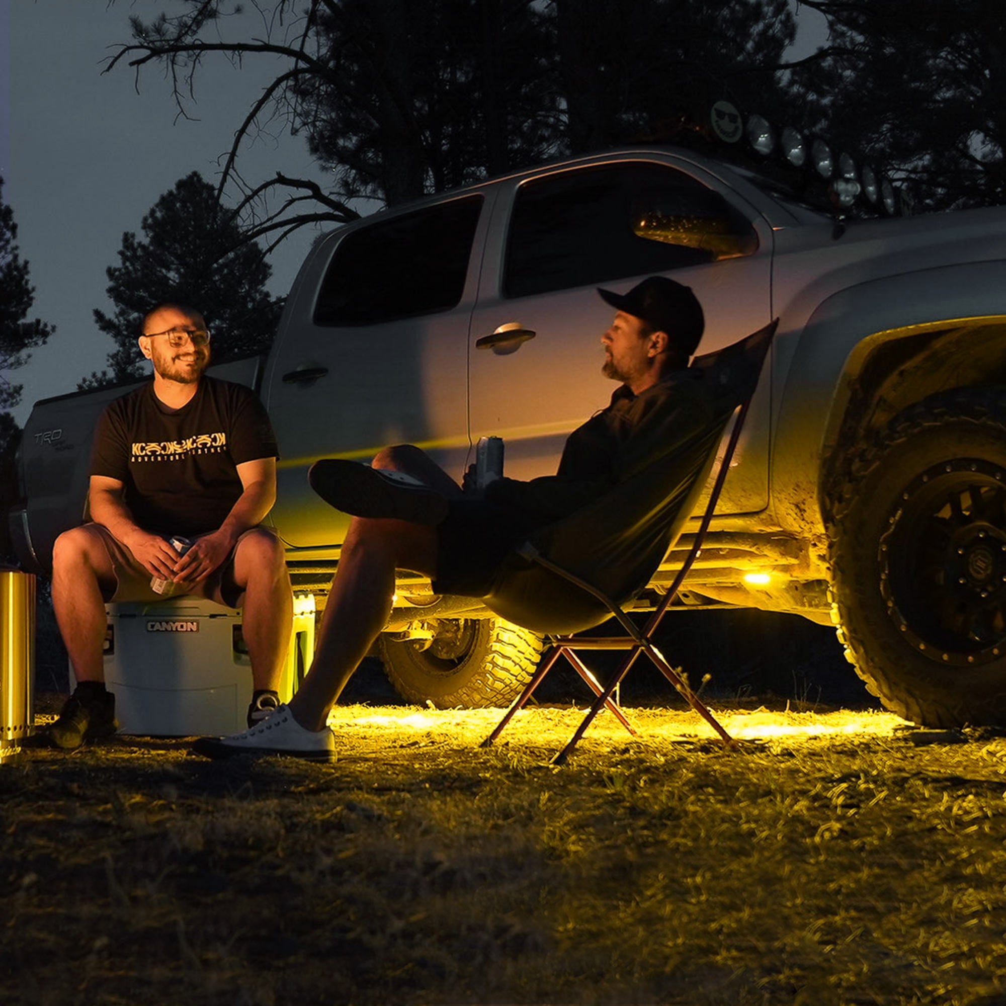 Cyclone V2 LED - Rock Light 6-Light System - Amber - Image 3